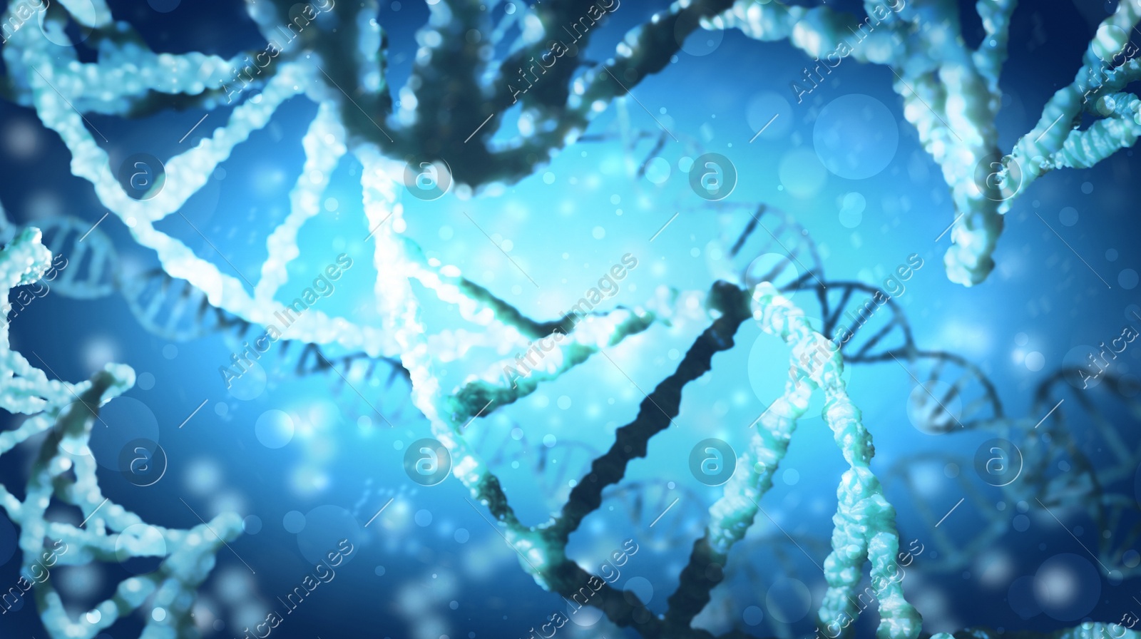 Structures of DNA on light blue background. Illustration Illustration of Structures of DNA on light blue background. Illustration