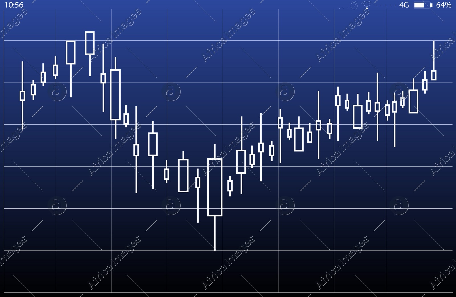 Tablet display with design of graph. Illustration Illustration of Tablet display with design of graph. Illustration