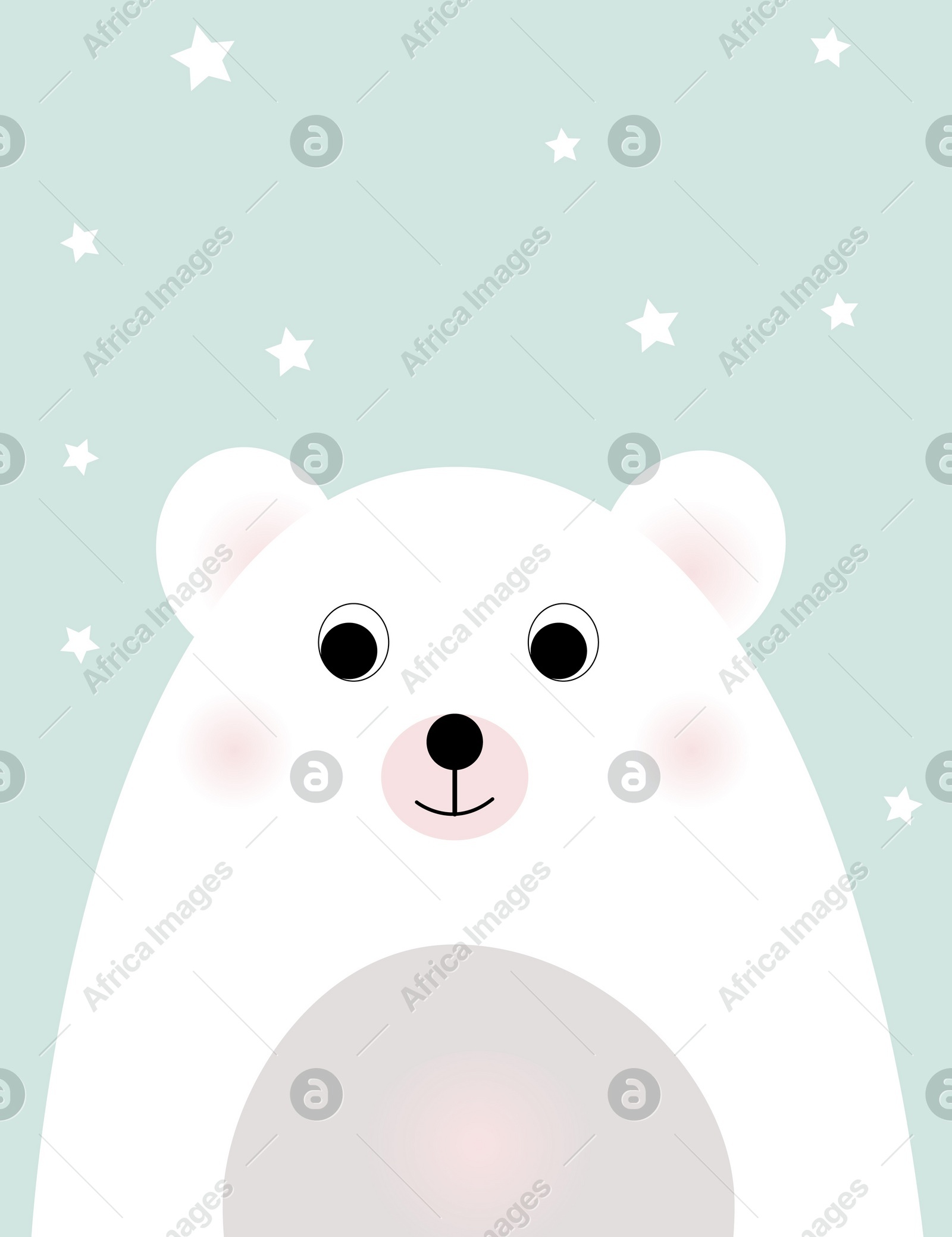 Cute illustration for baby room interior design Illustration of Cute illustration for baby room interior design