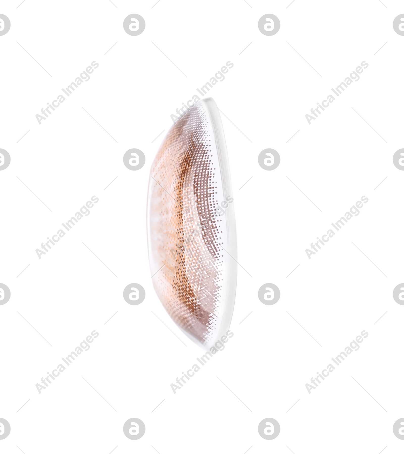 One color contact lens isolated on white Photo of One color contact lens isolated on white