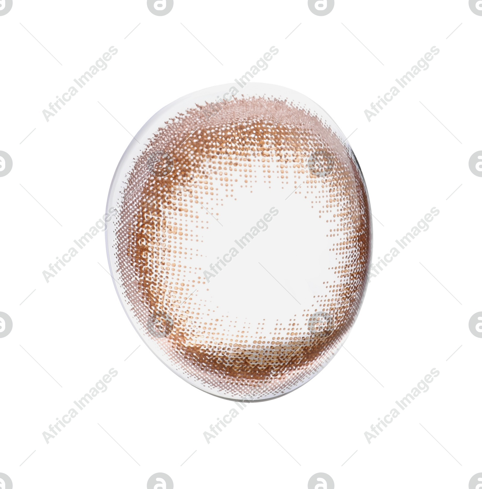 Tweezers with color contact lens isolated on white Photo of Tweezers with color contact lens isolated on white