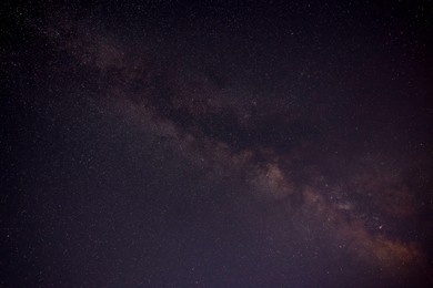 Picturesque view of starry sky at night Photo of Picturesque view of starry sky at night