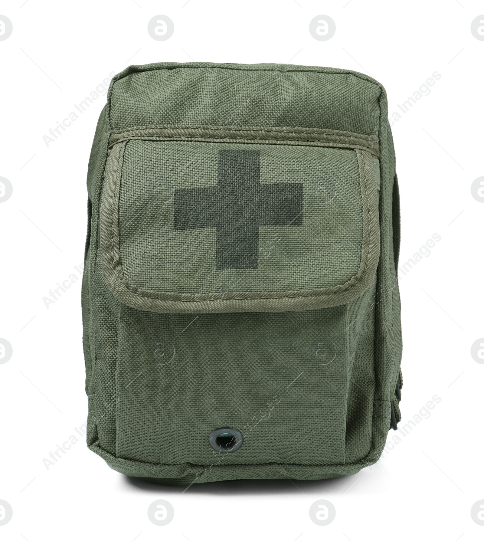 Medical kit isolated on white. Camping tourism Photo of Medical kit isolated on white. Camping tourism