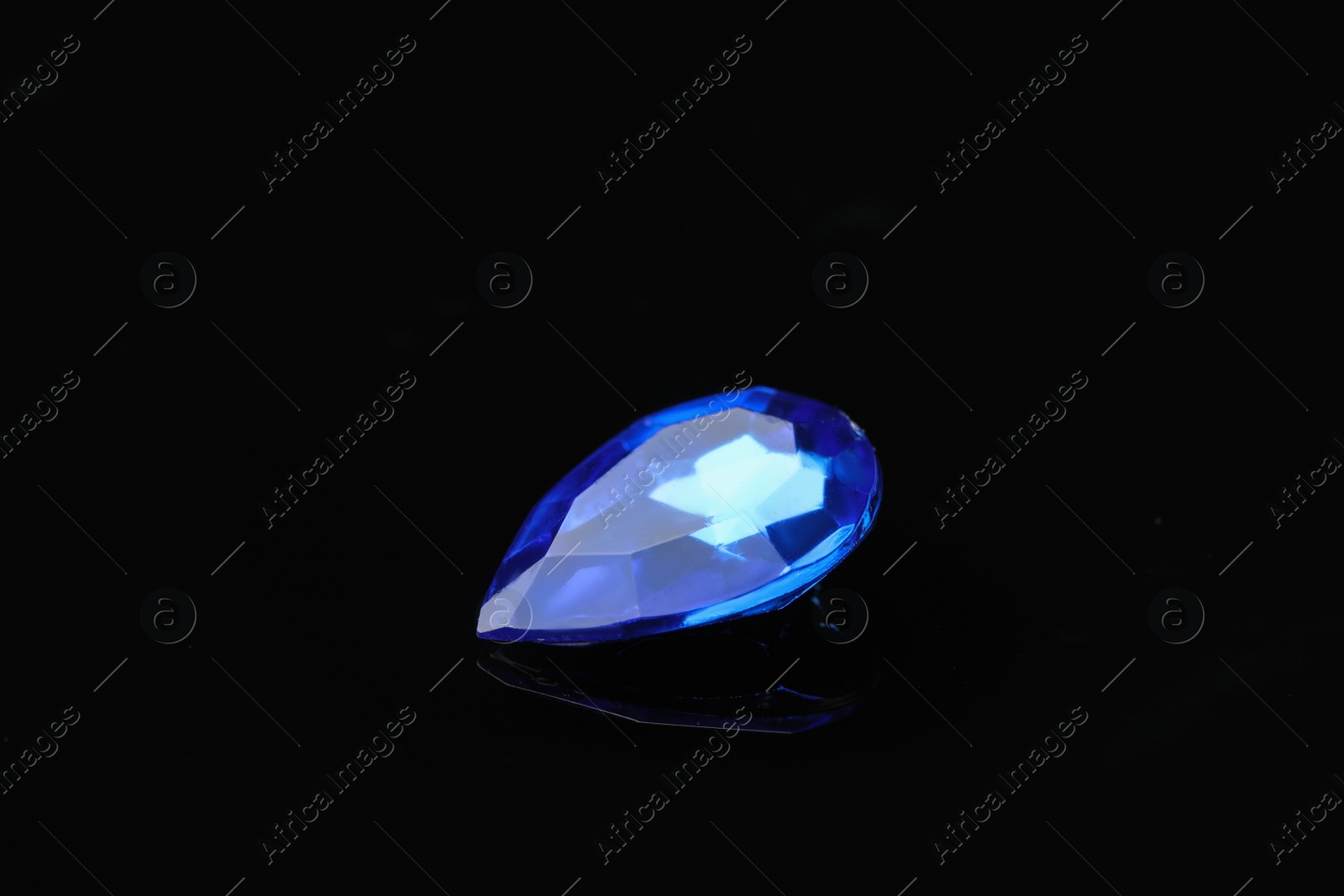 Image of Beautiful gemstone for jewelry on black background