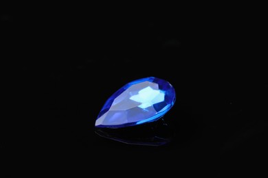 Beautiful gemstone for jewelry on black background Image of Beautiful gemstone for jewelry on black background