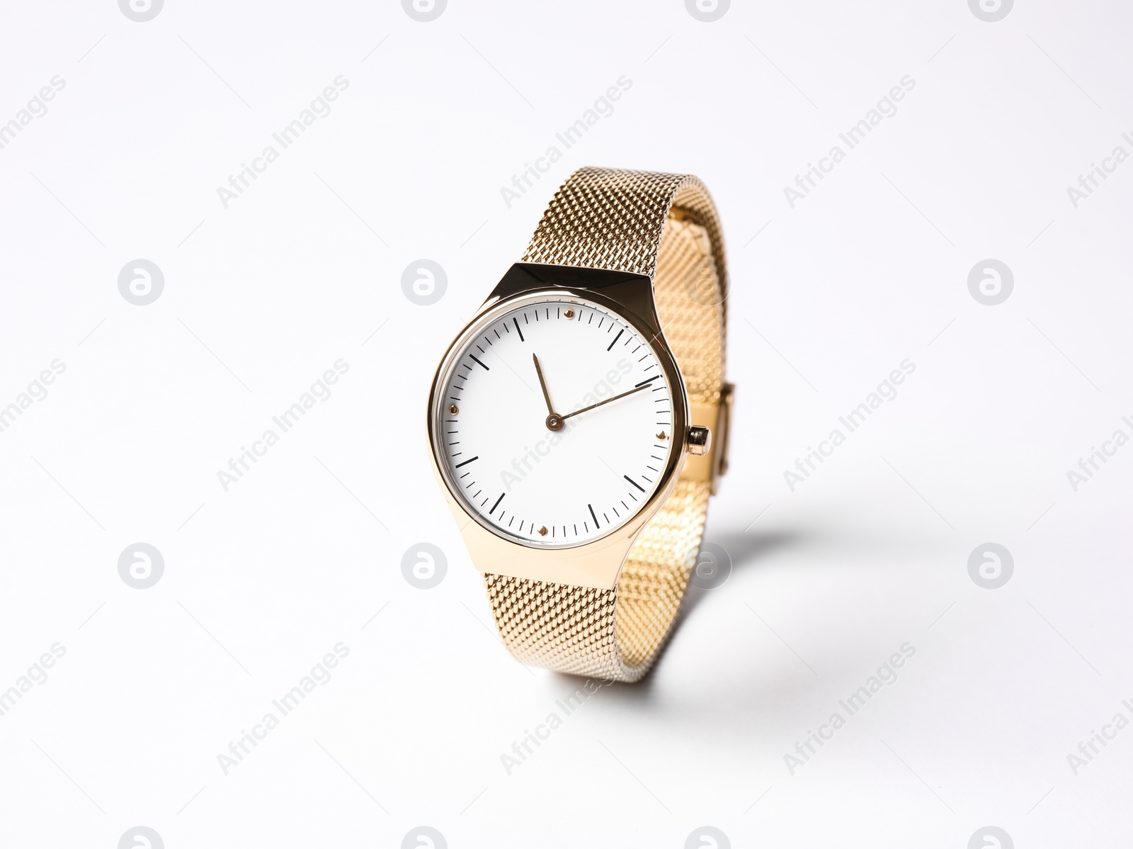 Luxury wrist watch on white background. Fashion accessory Photo of Luxury wrist watch on white background. Fashion accessory