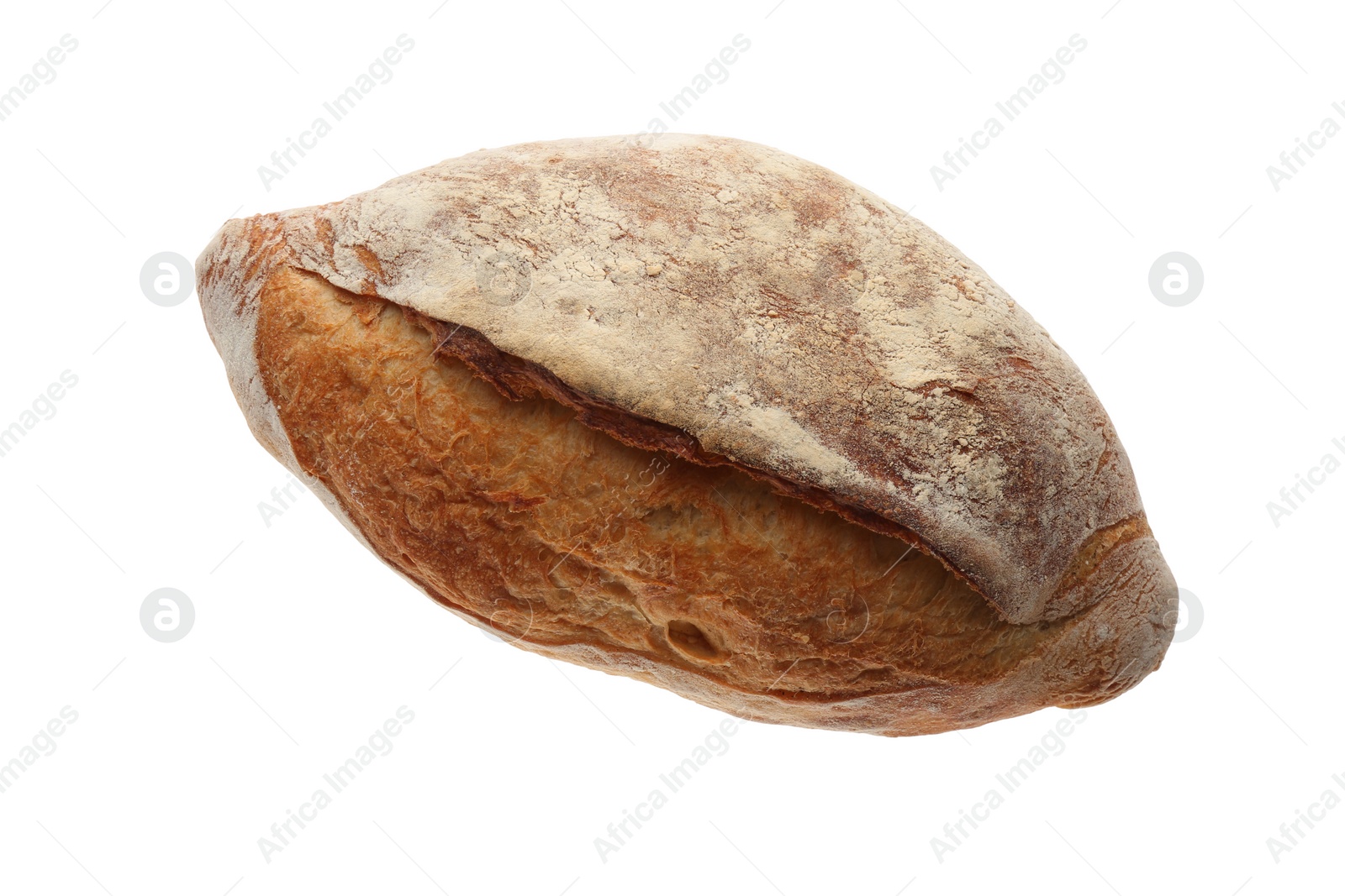 Loaf of delicious fresh bread isolated on white Photo of Loaf of delicious fresh bread isolated on white