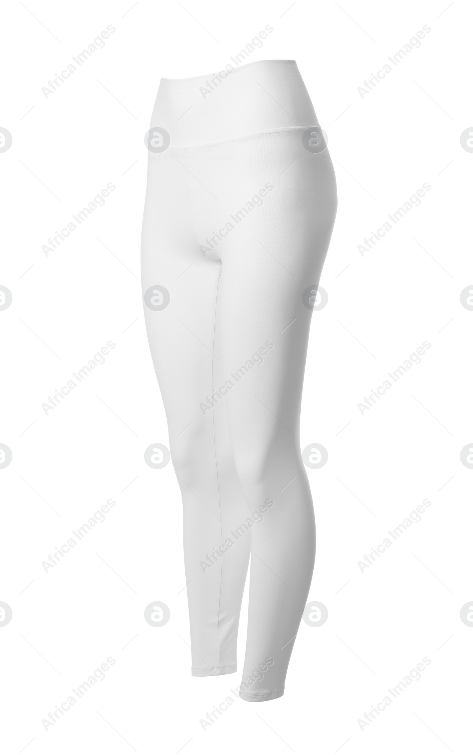 Women's leggins isolated on white. Sports clothing Photo of Women's leggins isolated on white. Sports clothing