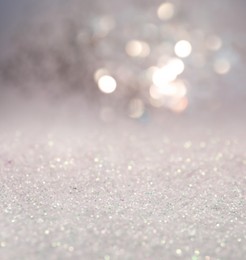 Shiny glitter and blurred lights on background. Bokeh effect Image of Shiny glitter and blurred lights on background. Bokeh effect