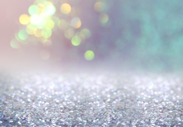 Shiny glitter and blurred lights on background. Bokeh effect Image of Shiny glitter and blurred lights on background. Bokeh effect