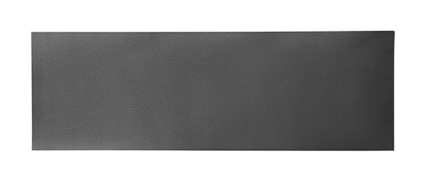 Grey camping mat isolated on white, top view Photo of Grey camping mat isolated on white, top view