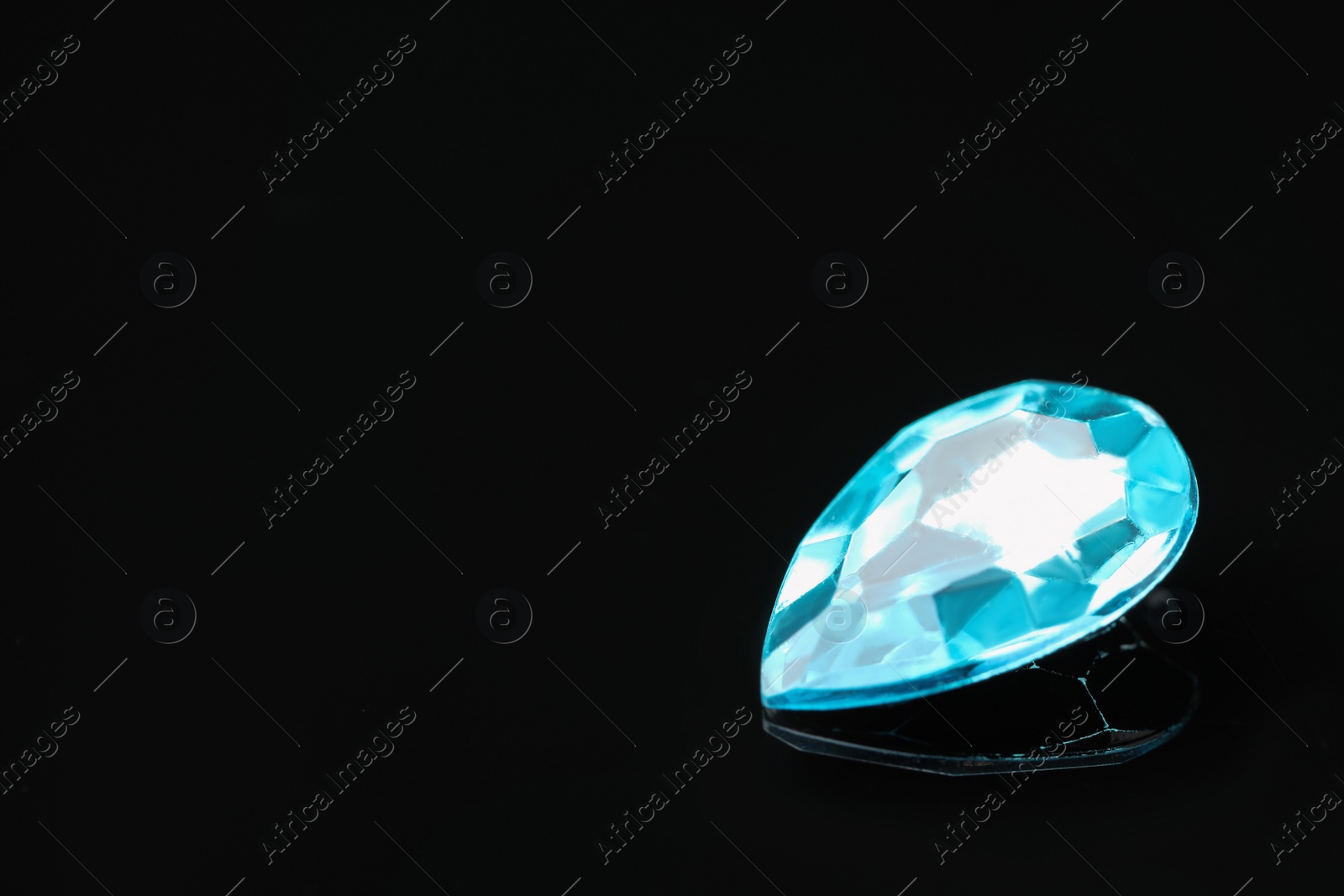 Beautiful gemstone for jewelry on black background Image of Beautiful gemstone for jewelry on black background