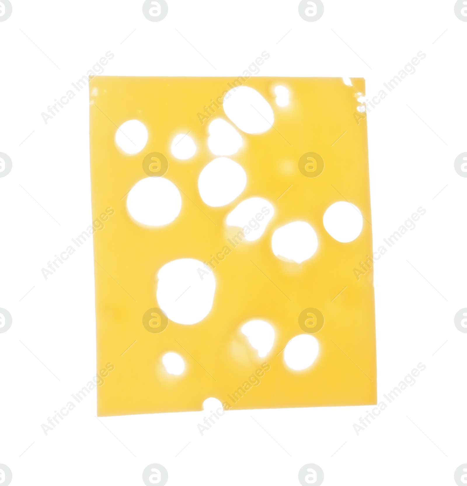 Slice of delicious cheese isolated on white Photo of Slice of delicious cheese isolated on white