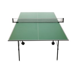 Green ping pong table isolated on white Image of Green ping pong table isolated on white