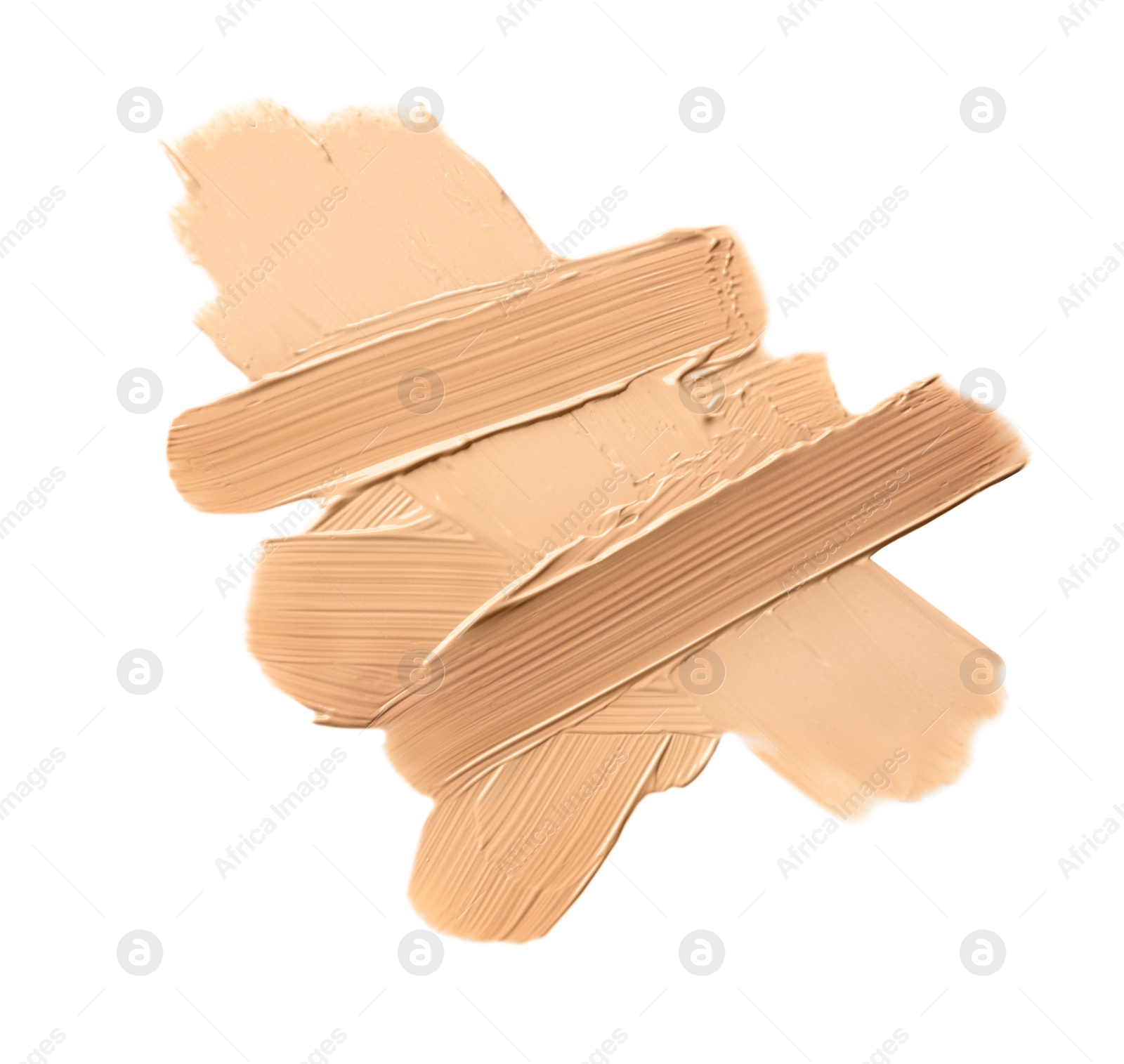 Sample of liquid skin foundation on white background, top view Photo of Sample of liquid skin foundation on white background, top view