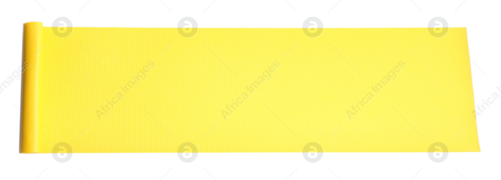 Yellow camping mat isolated on white, top view. Banner design Image of Yellow camping mat isolated on white, top view. Banner design