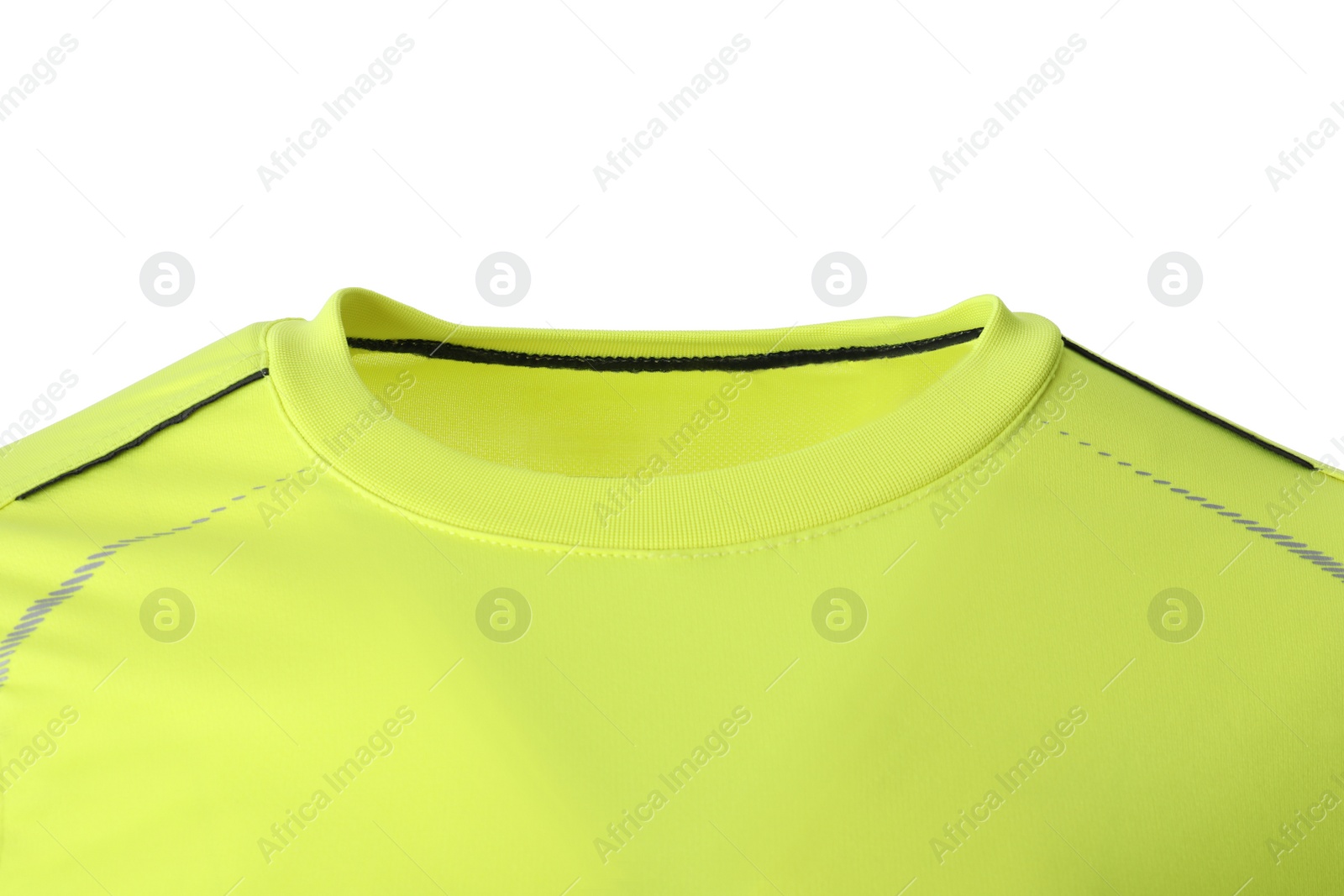 Colorful men's shirt isolated on white. Sports clothing Photo of Colorful men's shirt isolated on white. Sports clothing