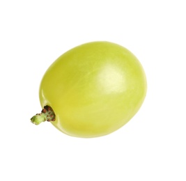 Delicious ripe green grape isolated on white Photo of Delicious ripe green grape isolated on white