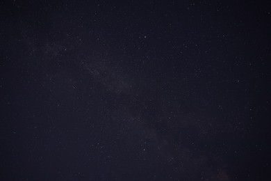 Picturesque view of starry sky at night Photo of Picturesque view of starry sky at night