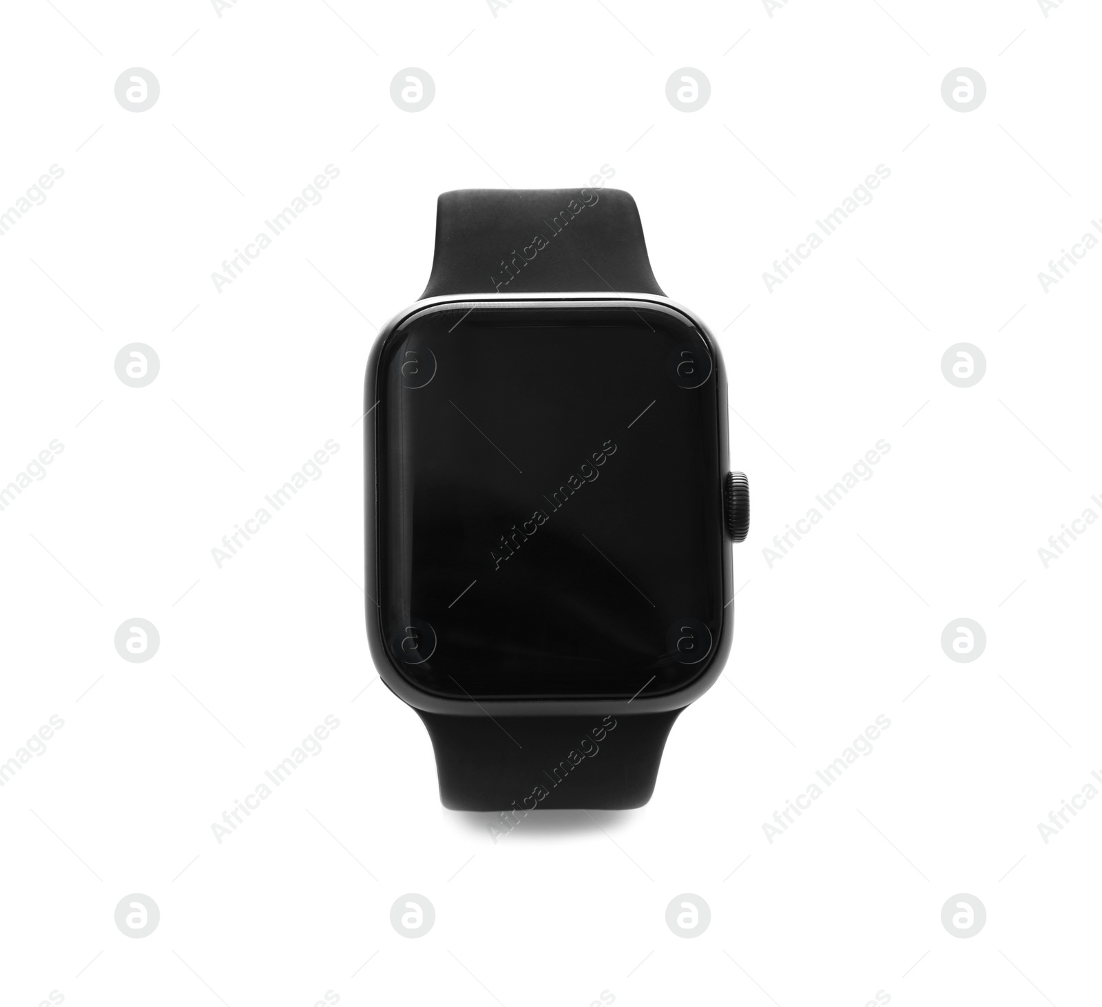 Woman checking stylish smart watch at home, closeup Image of Woman checking stylish smart watch at home, closeup