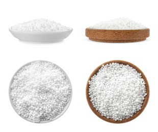 Set with ammonium nitrate pellets on white background. Mineral fertilizer Image of Set with ammonium nitrate pellets on white background. Mineral fertilizer