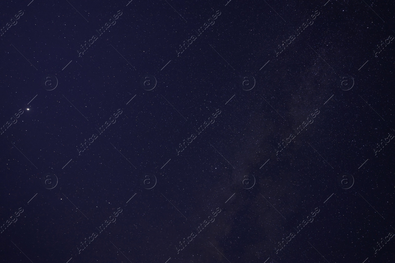 Picturesque view of starry sky at night Photo of Picturesque view of starry sky at night