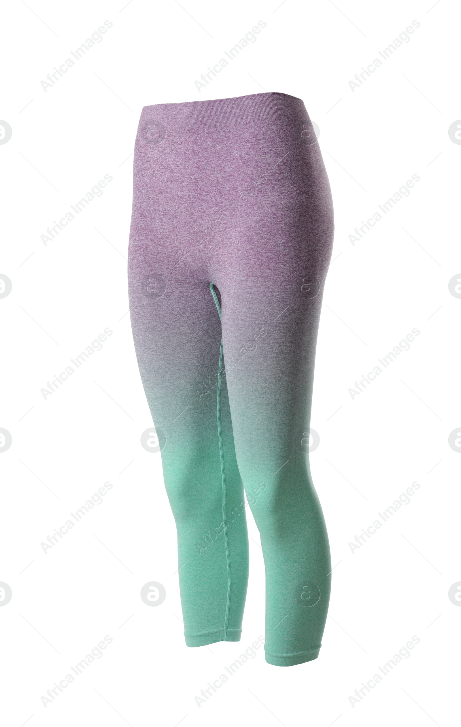 Women's leggins isolated on white. Sports clothing Photo of Women's leggins isolated on white. Sports clothing