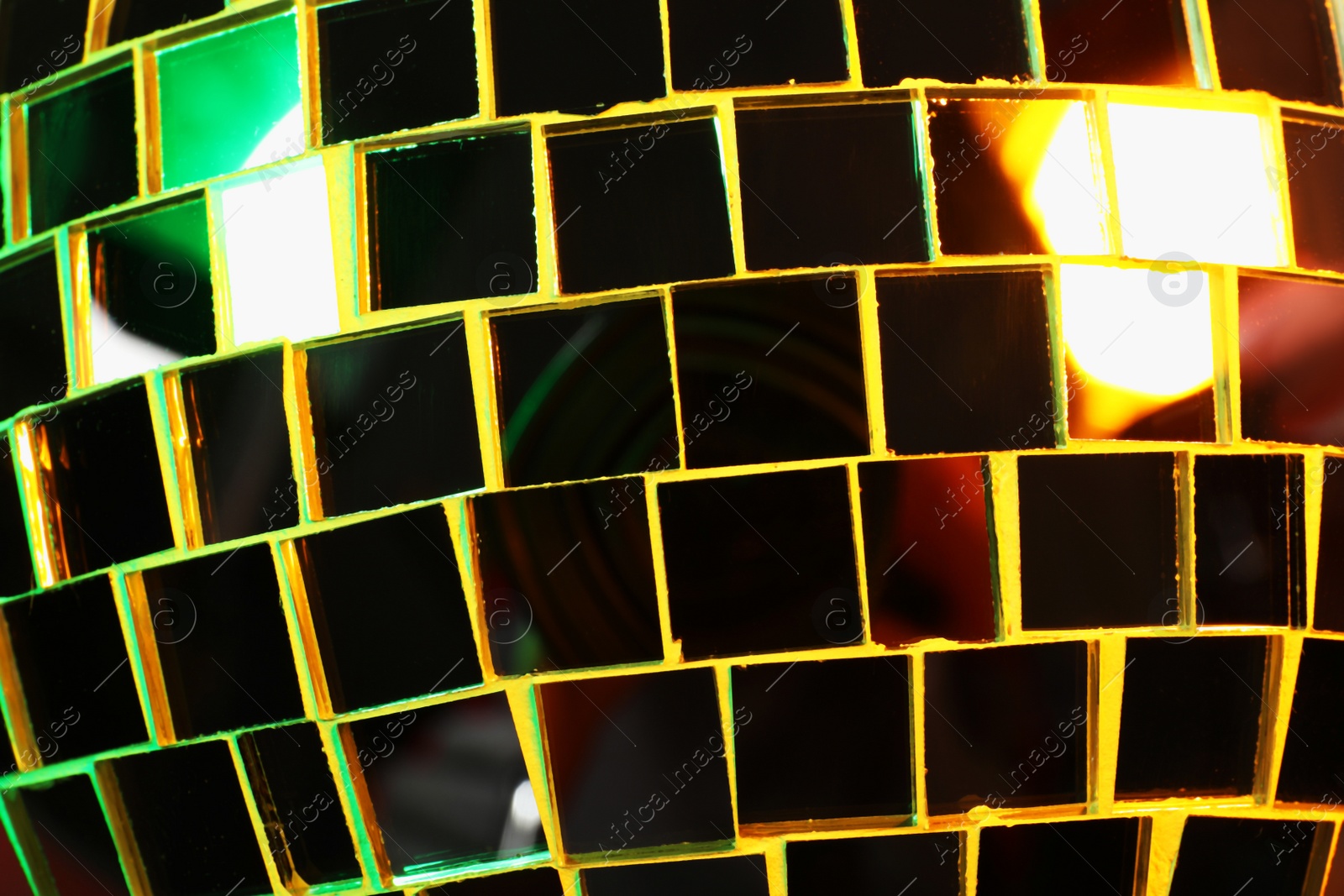 Shiny disco ball as background, closeup view Photo of Shiny disco ball as background, closeup view