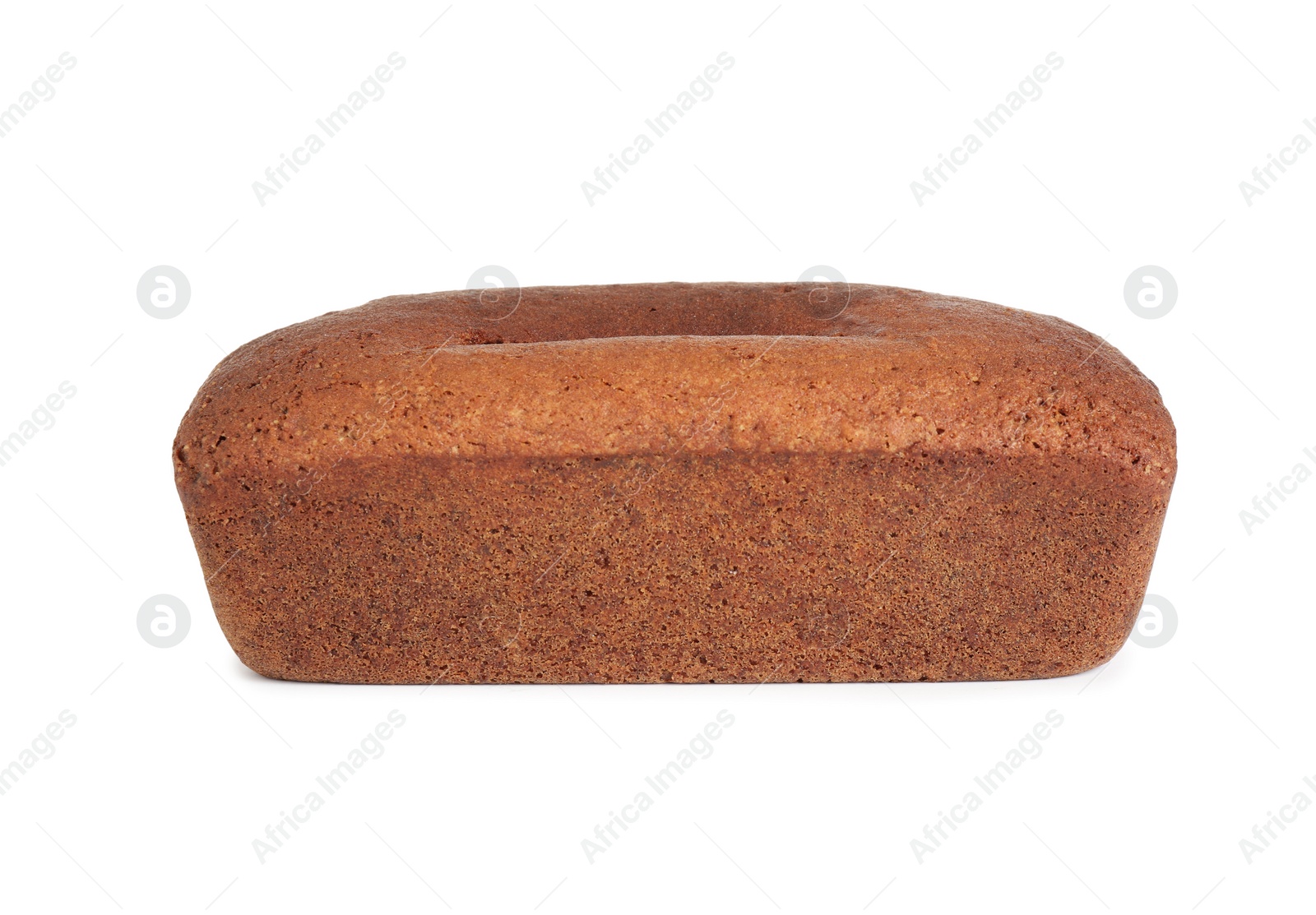 Delicious fresh gingerbread cake isolated on white Photo of Delicious fresh gingerbread cake isolated on white