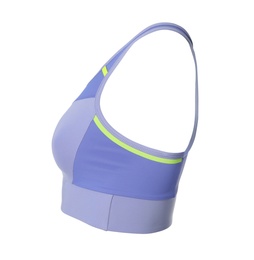 Photo of Purple women's top isolated on white. Sports clothing