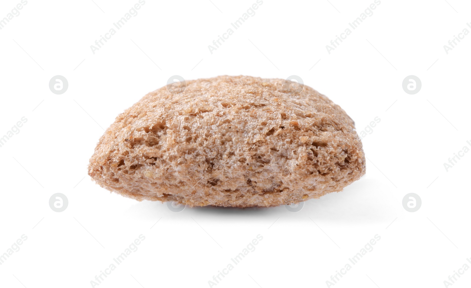 Sweet crispy corn pad isolated on white Photo of Sweet crispy corn pad isolated on white