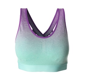 Women's top isolated on white. Sports clothing Photo of Women's top isolated on white. Sports clothing