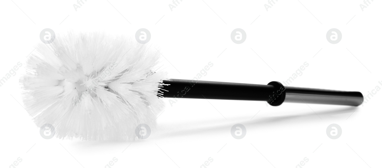 Toilet brush isolated on white. Cleaning tool Photo of Toilet brush isolated on white. Cleaning tool