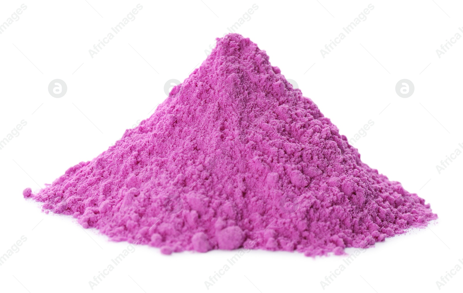Purple powder dye on white background. Holi festival Photo of Purple powder dye on white background. Holi festival