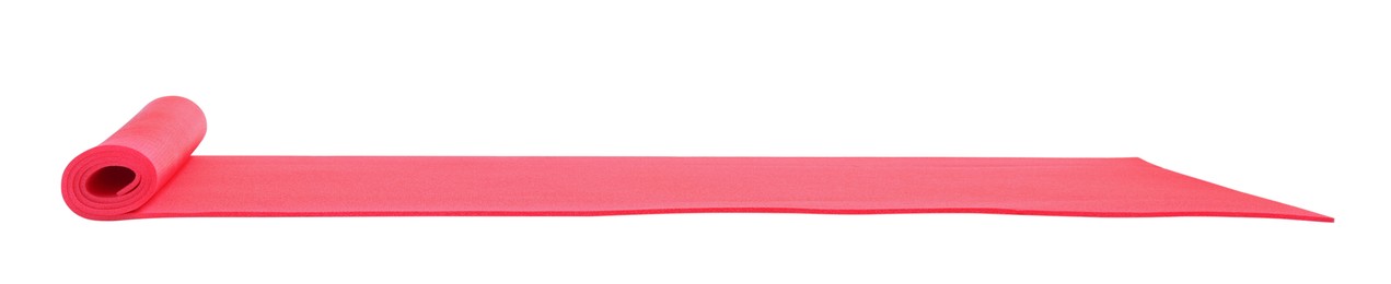 Bright camping mat isolated on white. Banner design Image of Bright camping mat isolated on white. Banner design