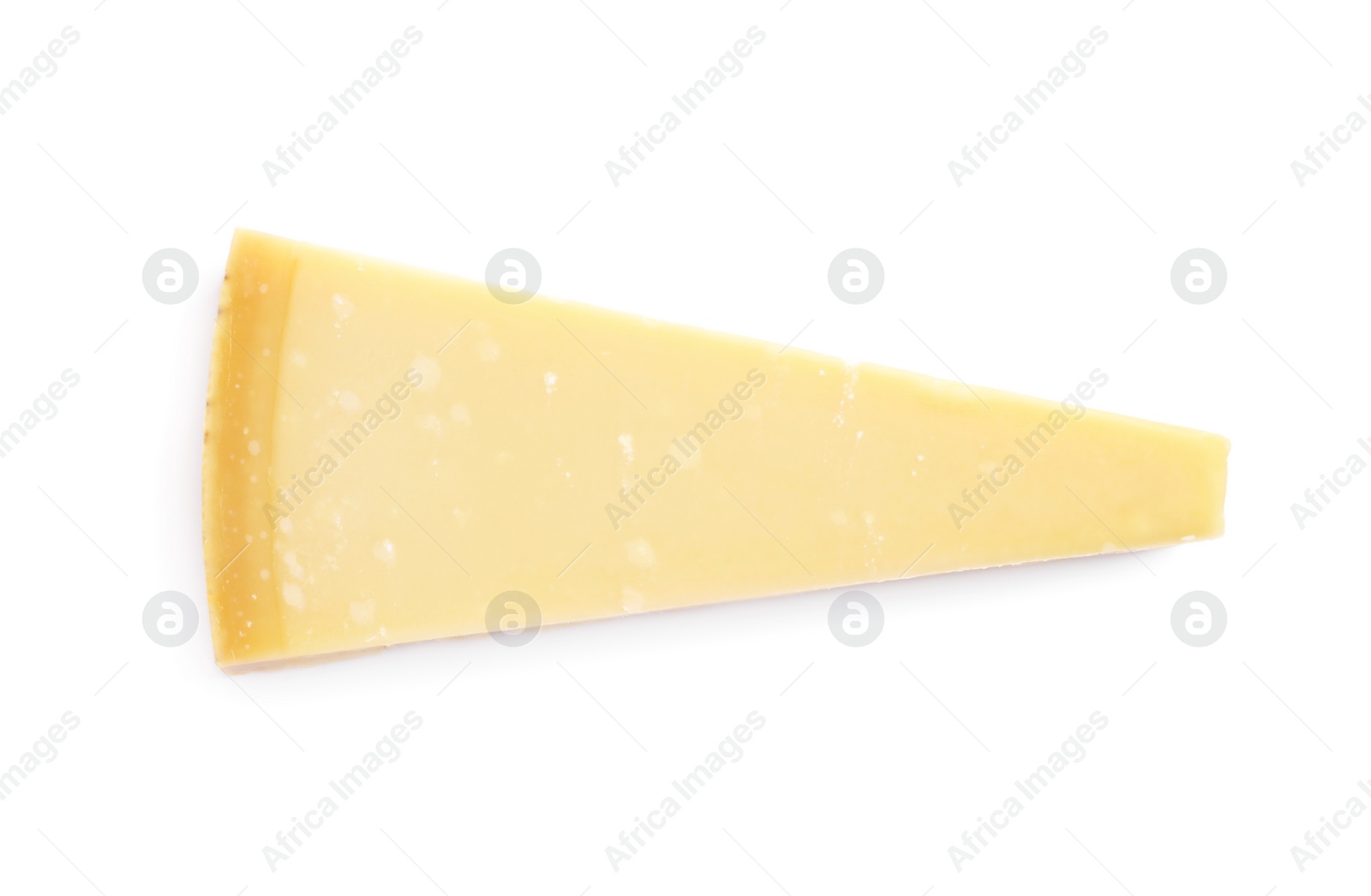 Piece of delicious parmesan cheese isolated on white Photo of Piece of delicious parmesan cheese isolated on white