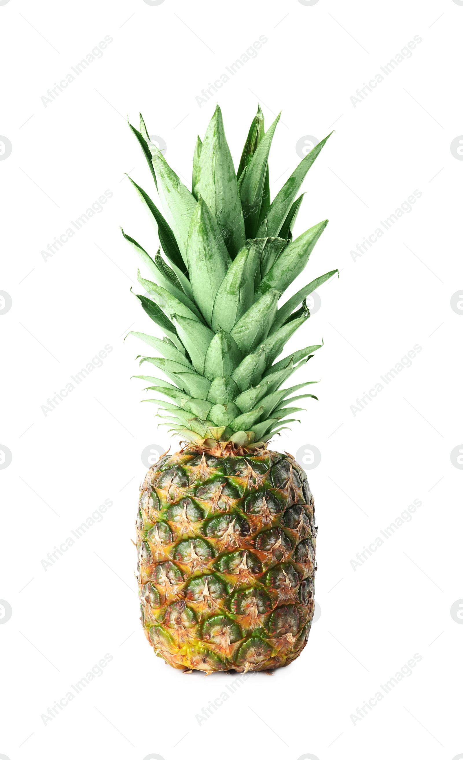 Fresh ripe juicy pineapple isolated on white Photo of Fresh ripe juicy pineapple isolated on white