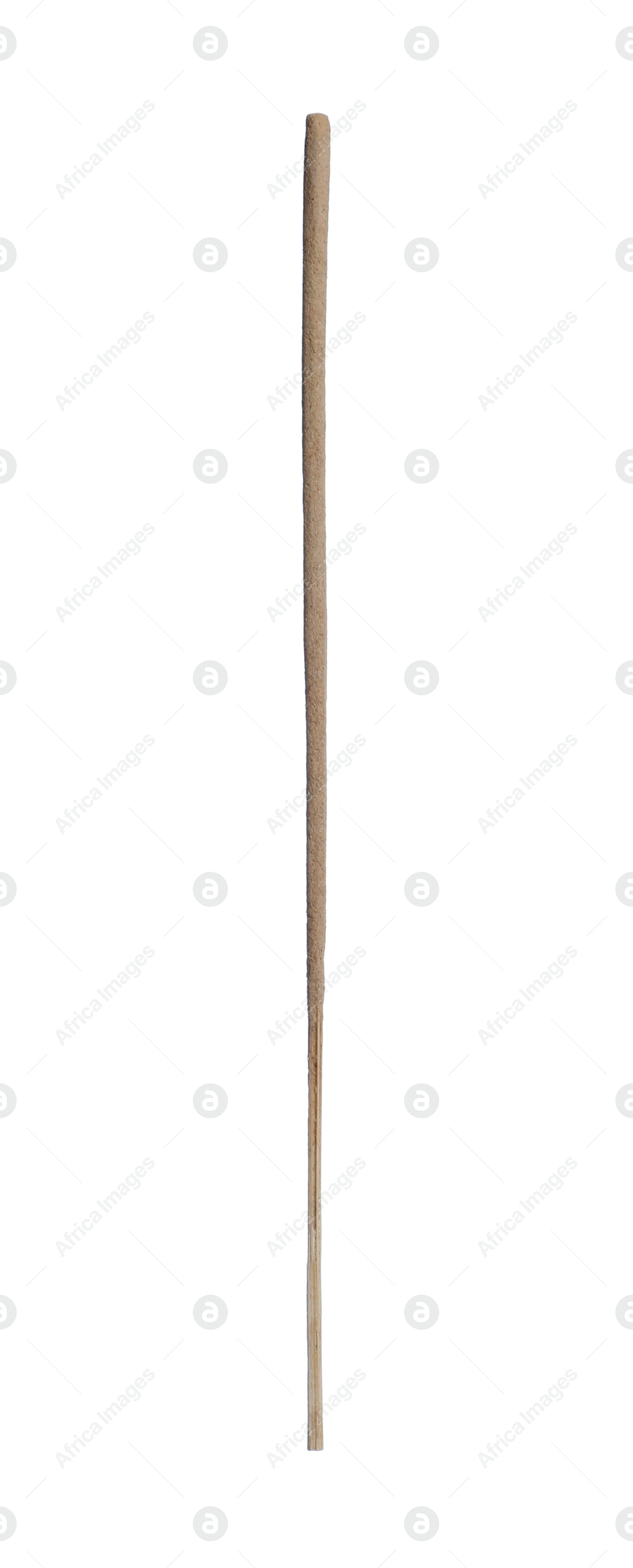 One aromatic incense stick isolated on white Photo of One aromatic incense stick isolated on white