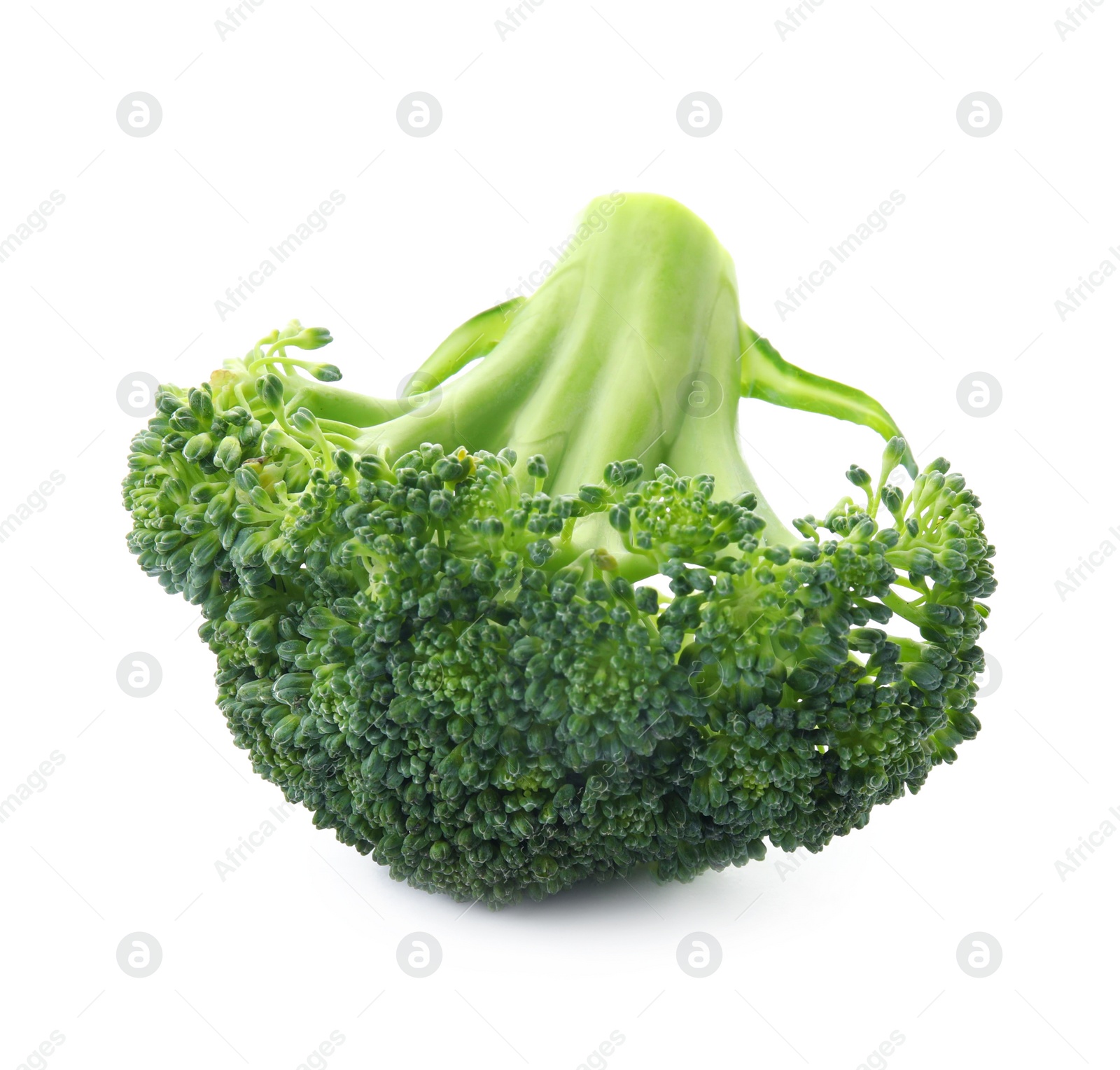 Photo of Fresh broccoli isolated on white. Edible green plant