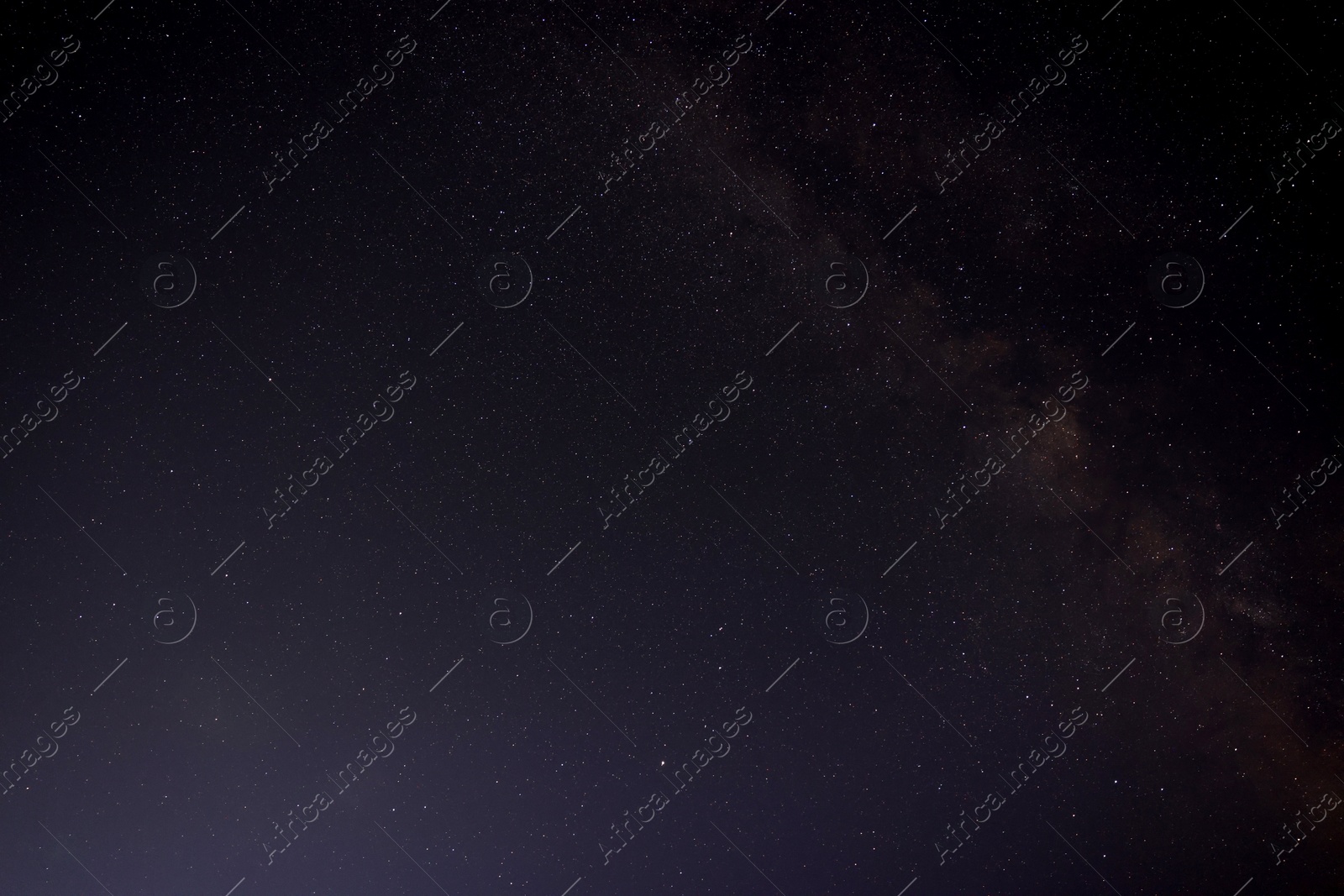 Picturesque view of starry sky at night Photo of Picturesque view of starry sky at night