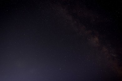 Picturesque view of starry sky at night Photo of Picturesque view of starry sky at night