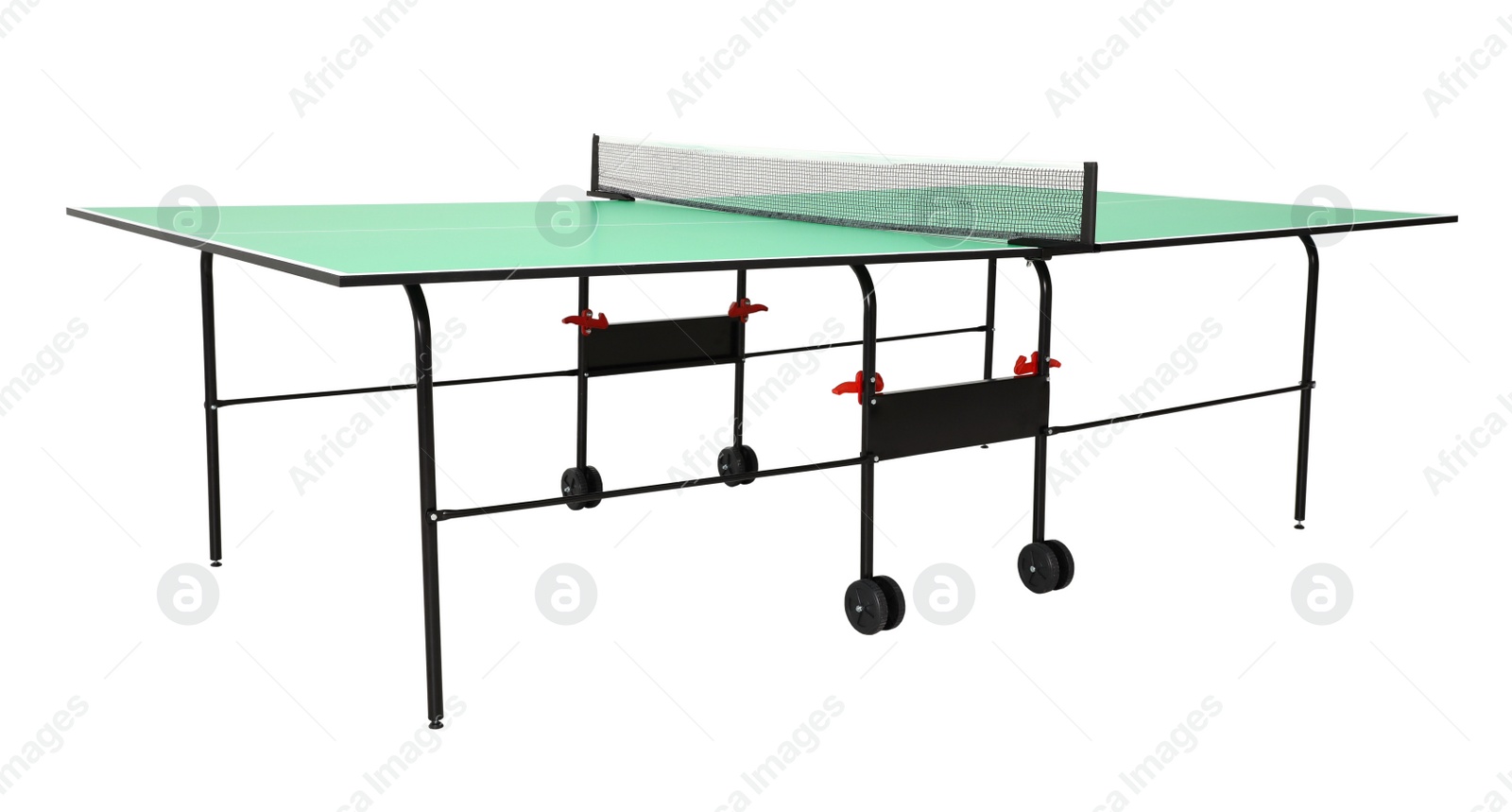 Green ping pong table isolated on white Image of Green ping pong table isolated on white