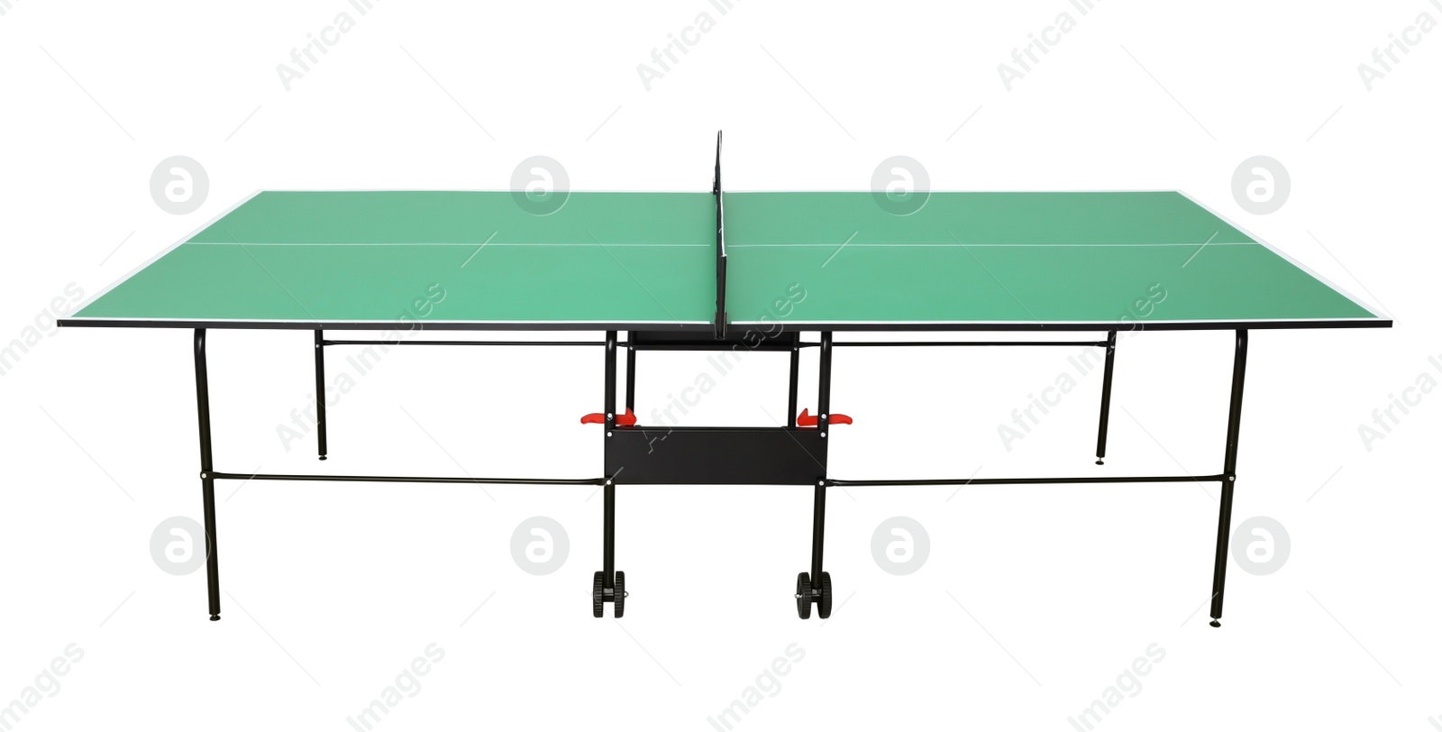 Green ping pong table isolated on white Image of Green ping pong table isolated on white
