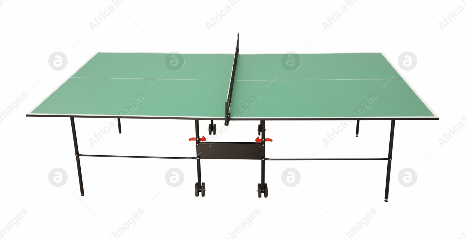Green ping pong table isolated on white Image of Green ping pong table isolated on white