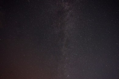 Picturesque view of starry sky at night Photo of Picturesque view of starry sky at night