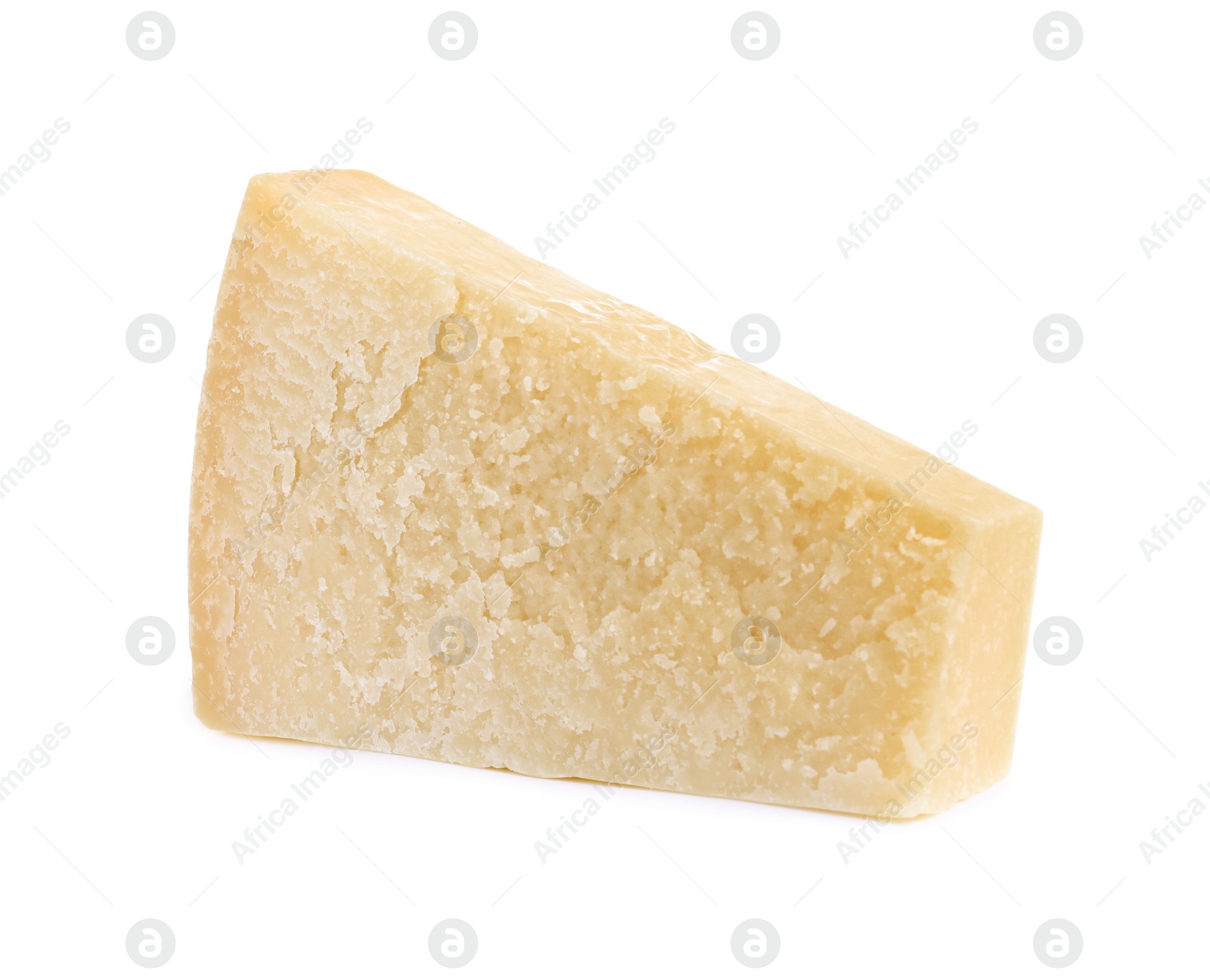 Piece of delicious parmesan cheese isolated on white Photo of Piece of delicious parmesan cheese isolated on white
