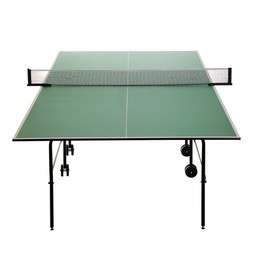 Green ping pong table isolated on white Image of Green ping pong table isolated on white