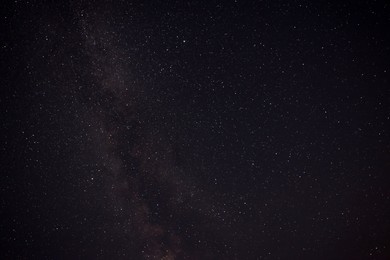 Picturesque view of starry sky at night Photo of Picturesque view of starry sky at night