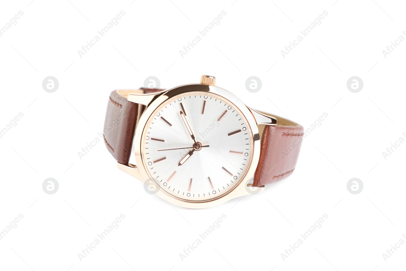 Luxury wrist watch isolated on white. Fashion accessory Photo of Luxury wrist watch isolated on white. Fashion accessory