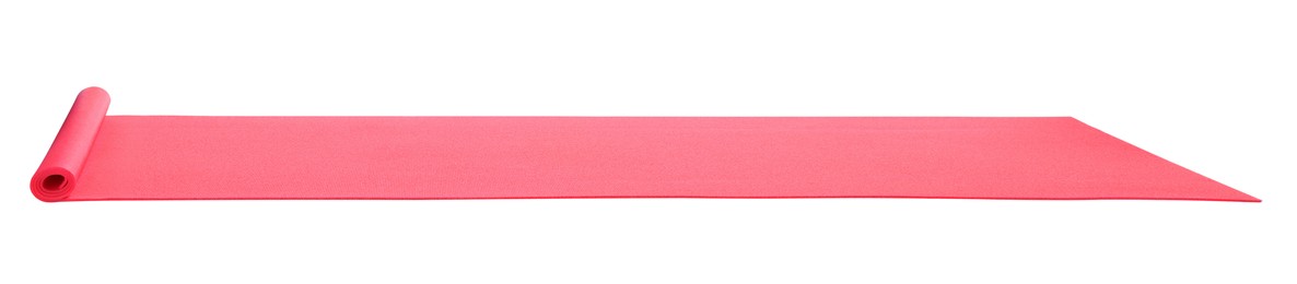 Bright camping mat isolated on white. Banner design Image of Bright camping mat isolated on white. Banner design